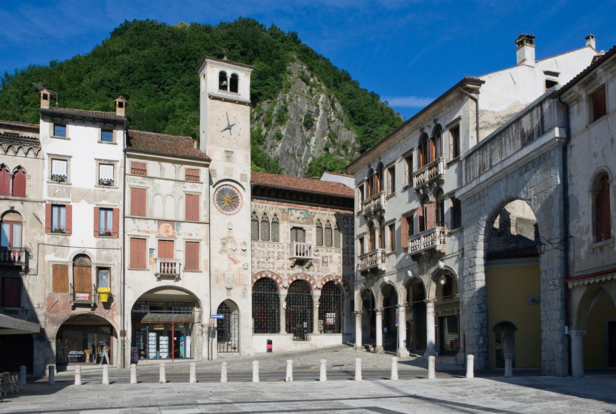 Piazza Flaminio a Vittorio Veneto (foto: BUR Veneto)